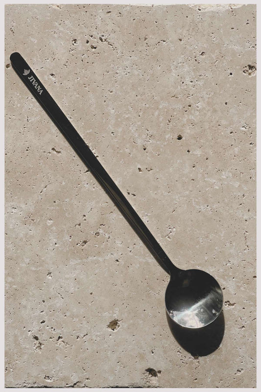 Silver Long-Handled Teaspoon