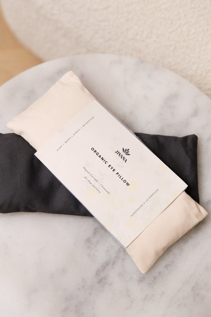 Lavender + Chamomile Eye Pillow | Organic | Gray / Beige