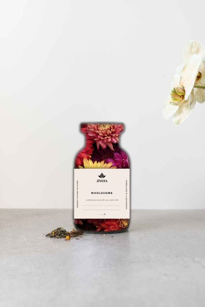 Custom Organic Tea | Apothecary jar